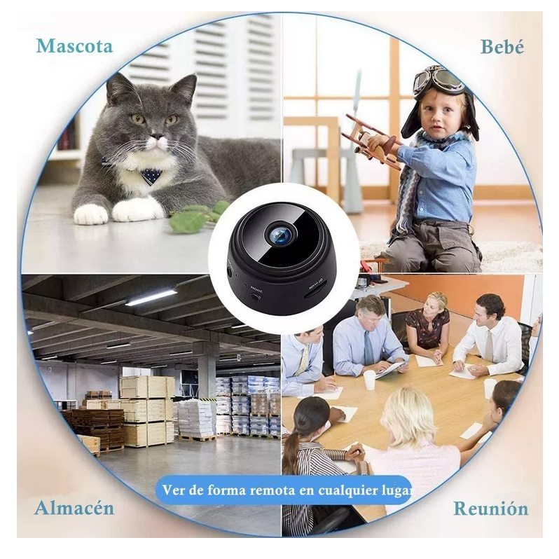 Mini Cámara de Seguridad VisionPro™
