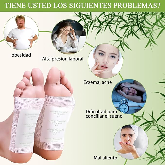 Parches Kinoki - Alivia Dolores y Desintoxica (10 unidades)