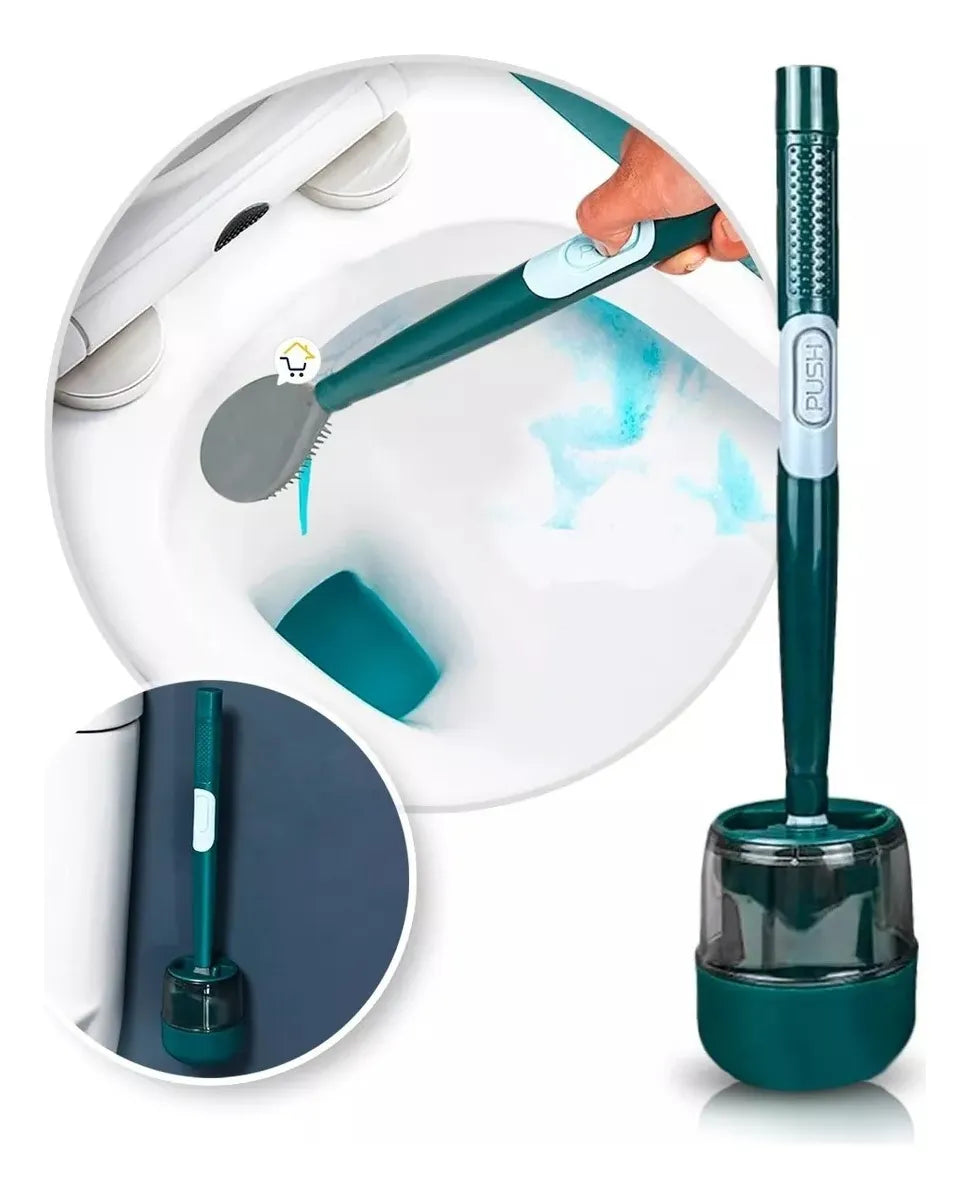 Cepillo de Inodoro con Dispensador de Jabón