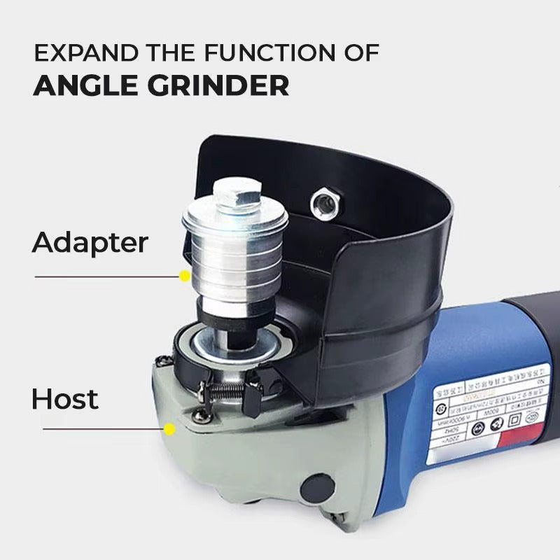 Adaptador de Amoladora a Ranuradora