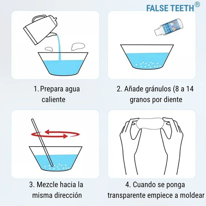InstantSmile™ | Kit Premium Prótesis Dental Moldeable