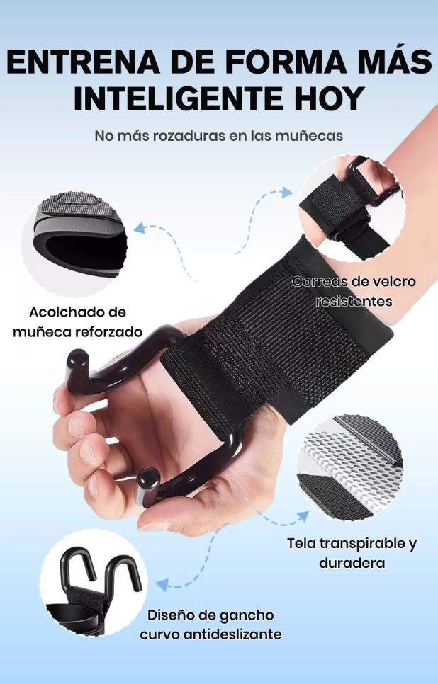 Ganchos Para Levantamiento De Pesas
