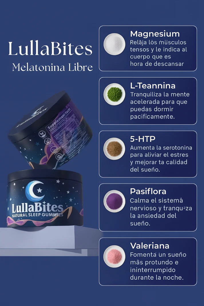 LullaBites™ | Gominolas Naturales Para Dormir