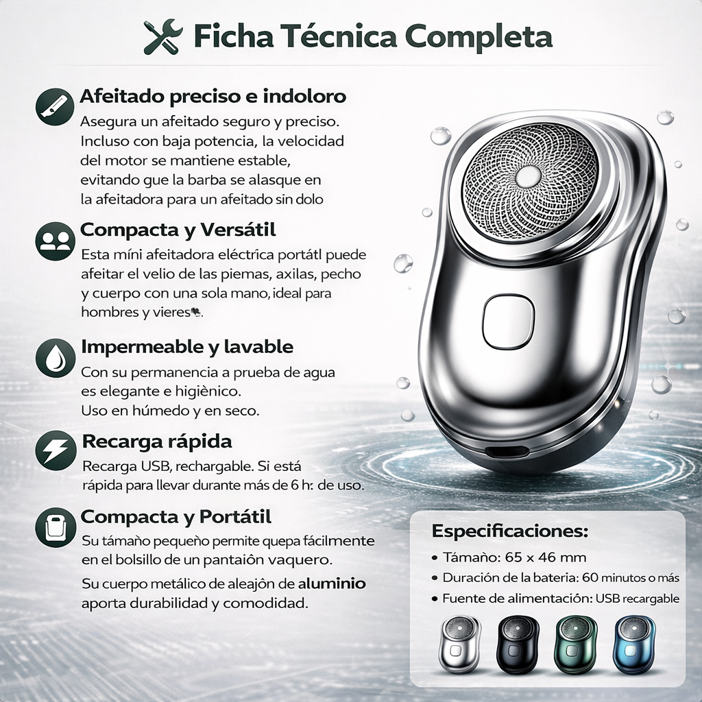 Afeitadora Portátil - NeoBlade™ 2.0