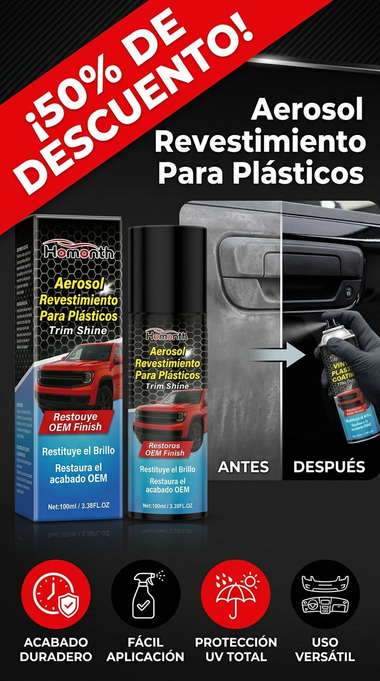 Aerosol Revestimiento Para Plasticos