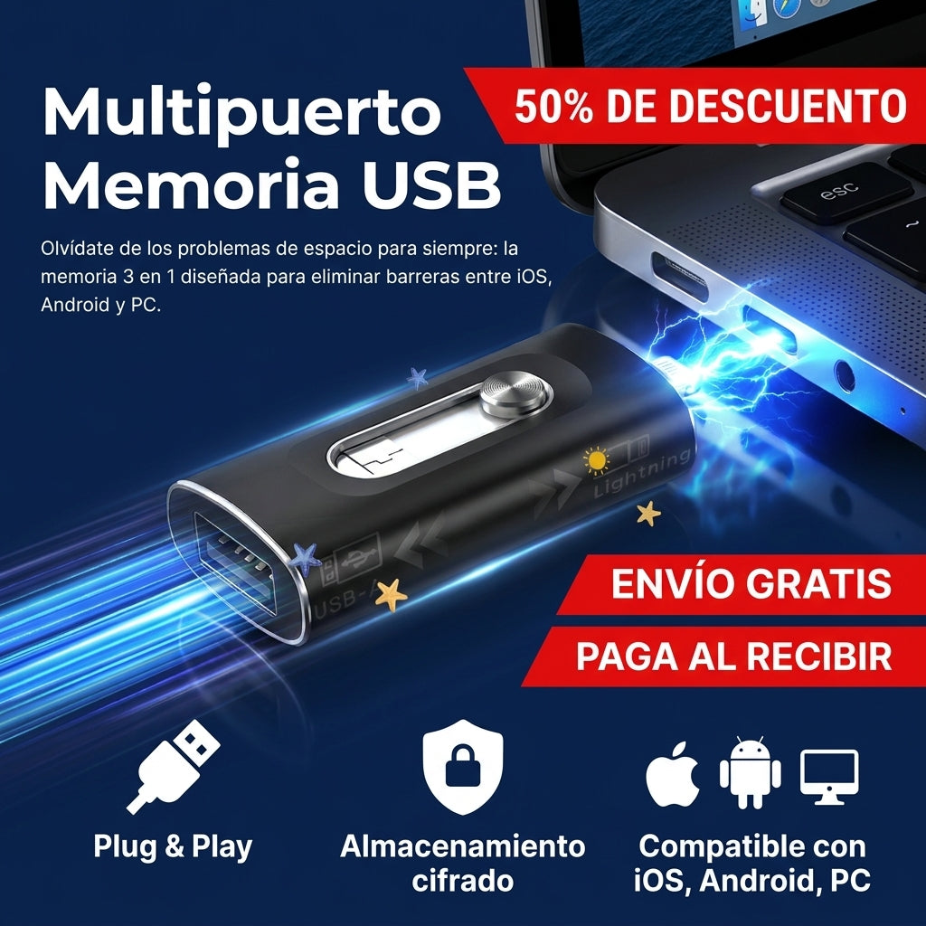 Multipuerto Memoria USB