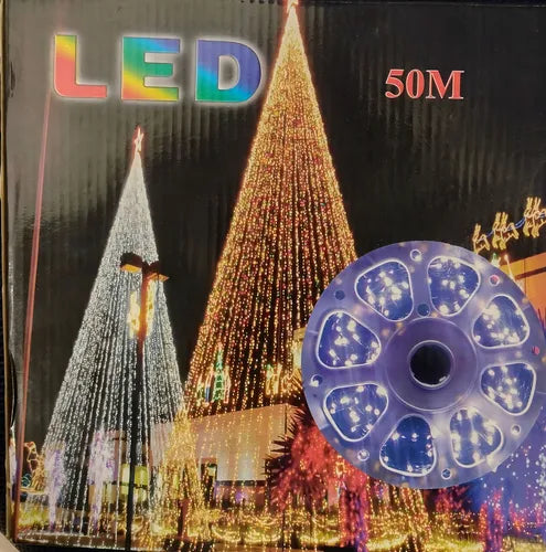 🎄 Rollo de Luces LED 50 Metros Multicolor 8 en 1