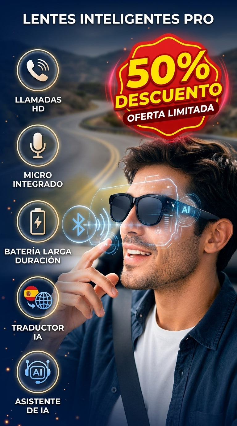 Gafas Auriculares Bluetooth Y Microfono