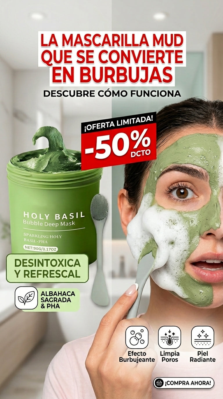Mascarilla Para Cara Holy Basil Viral