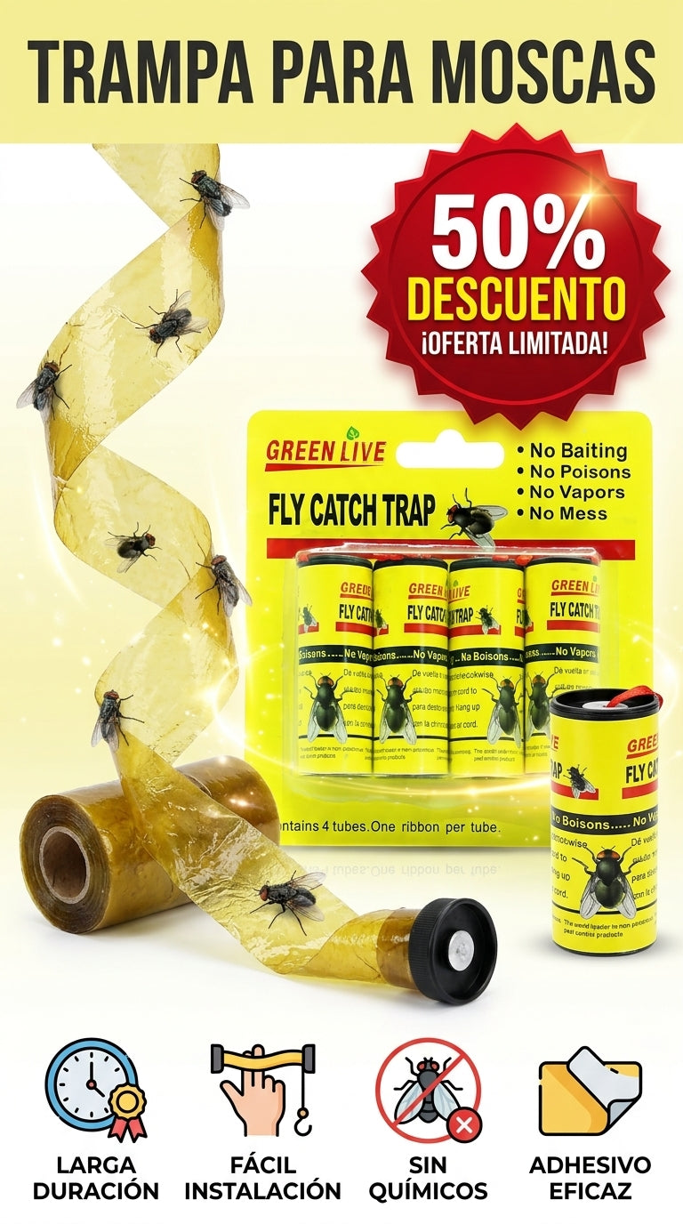 Trampa Para Moscas C4pz Tubo
