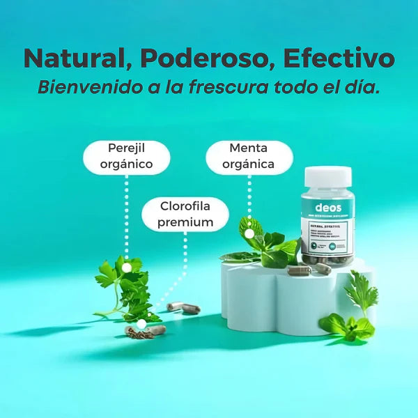 DEOS® | DESODORANTE INTERNO en cápsulas