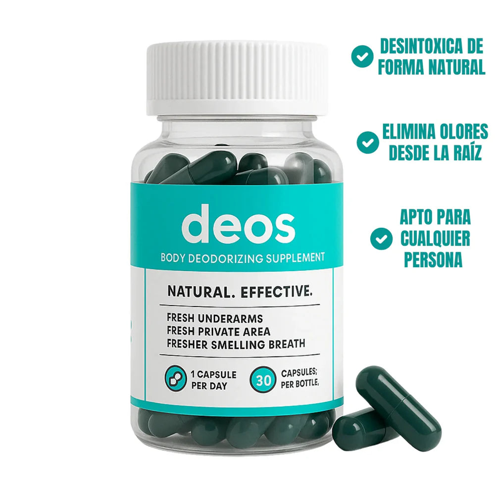 DEOS® | DESODORANTE INTERNO en cápsulas