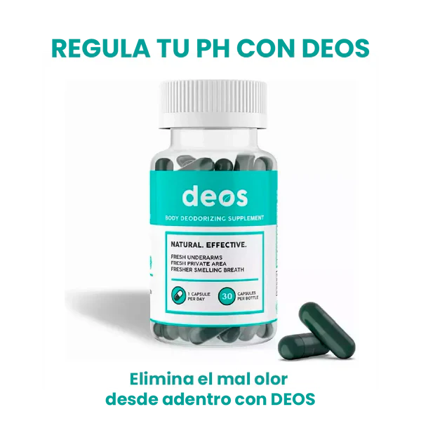 DEOS® | DESODORANTE INTERNO en cápsulas