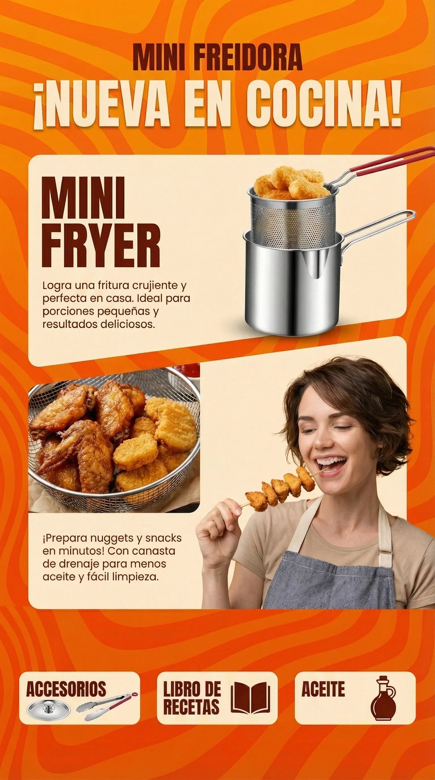 Freidora Mini Prime ♨️🍗