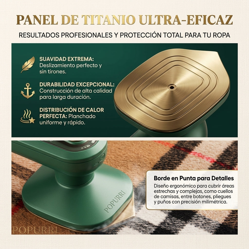 Plancha A Vapor Portatil De Mano