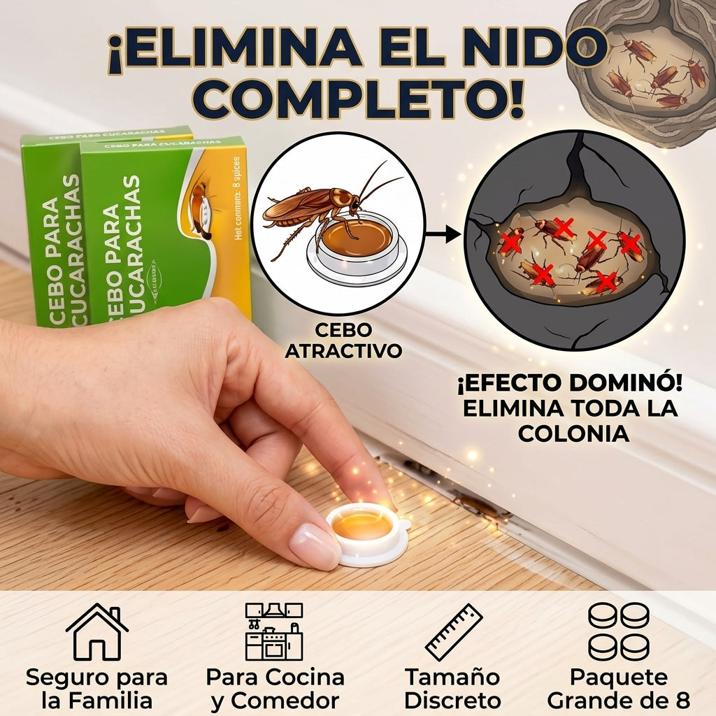 Repelente De Cucarachas 8 Comprimidos
