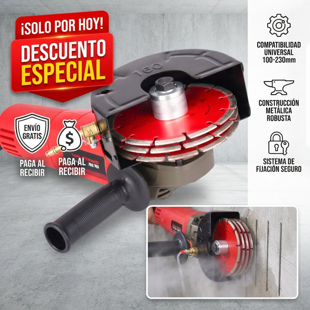 Adaptador de Amoladora a Ranuradora
