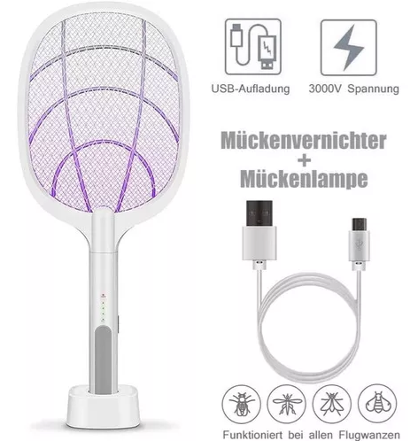 Raqueta Matamoscas Electrica