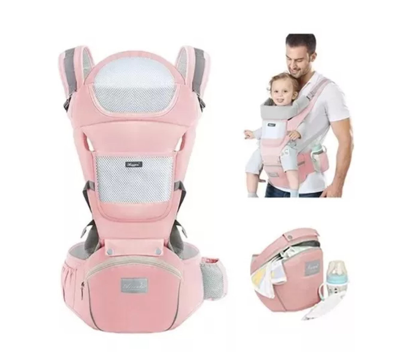 Portabebe Cangurera Mochila Multifuncion
