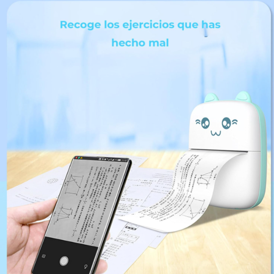 Mini impresora portátil bluetooth