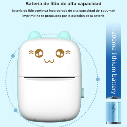 Mini impresora portátil bluetooth