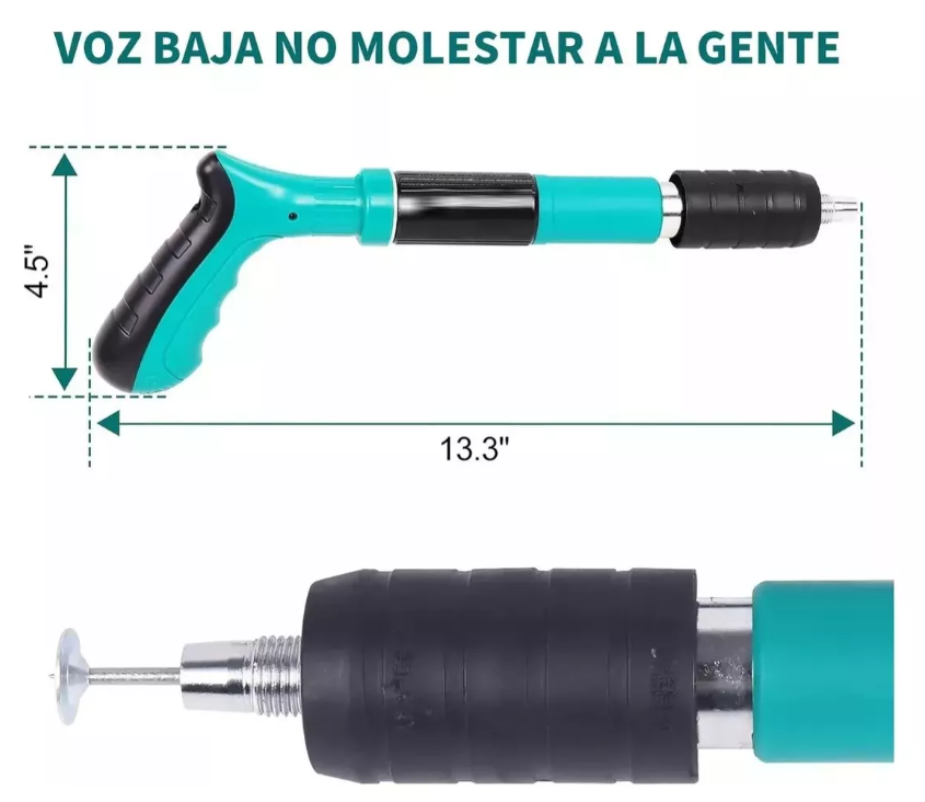 QuickGun™ | Pistola de fijación de clavos 🛠️
