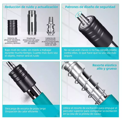 QuickGun™ | Pistola de fijación de clavos 🛠️