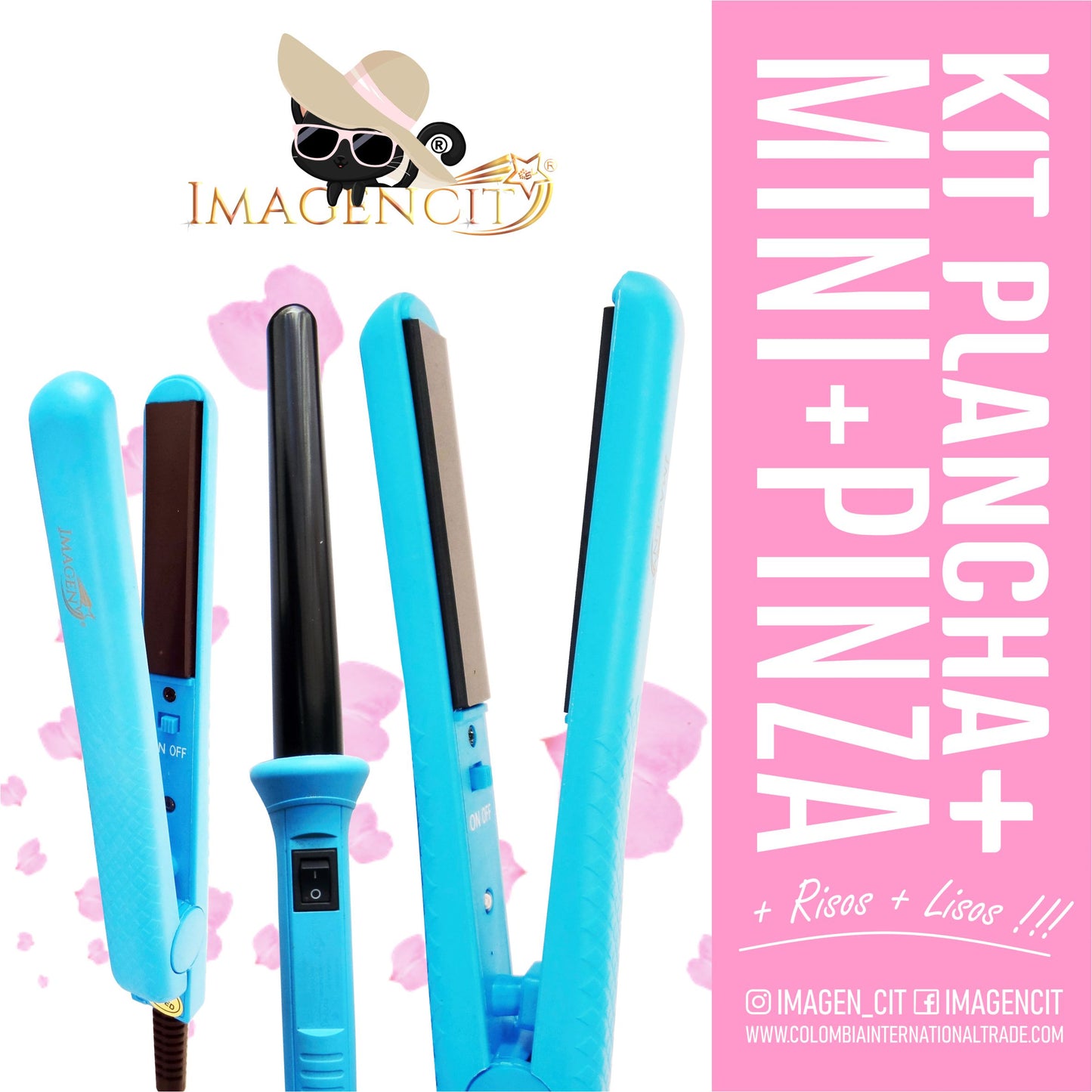 Kit De Planchas Y Rizador De Cabello
