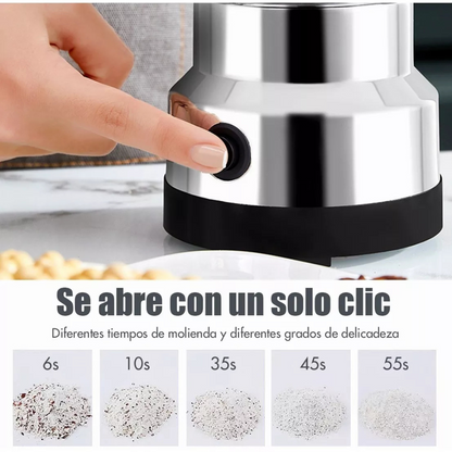 GrindMaster™ | Molinillo Eléctrico De Café Granos Semillas y Frutos Secos