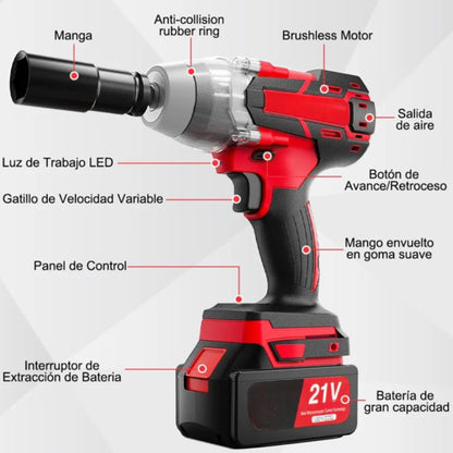 PowerImpact™ Shine | Pistola De Impacto 800nm - Potencia Real, Versatilidad Total 🔧