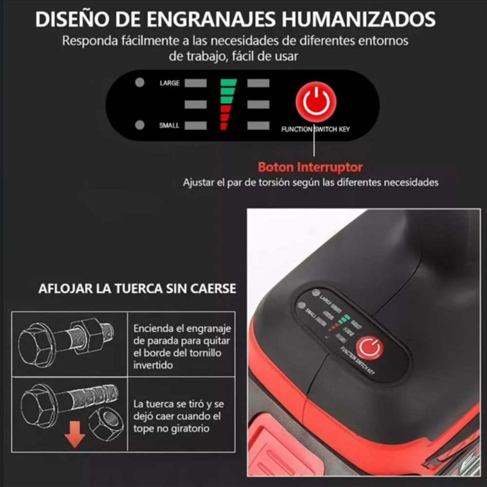 PowerImpact™ Shine | Pistola De Impacto 800nm - Potencia Real, Versatilidad Total 🔧