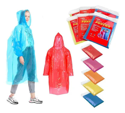 5pz Impermeables Portatiles Colores
