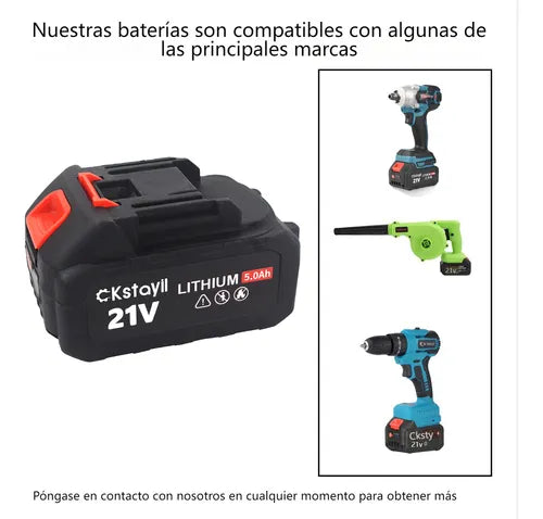 Bateria de Litio Recargable 21V