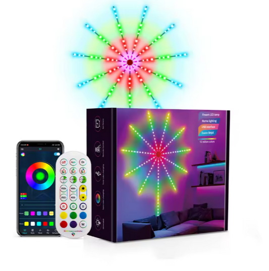 Luces Led de Fuegos Artificiales Profesional 🎆 - 2 metros