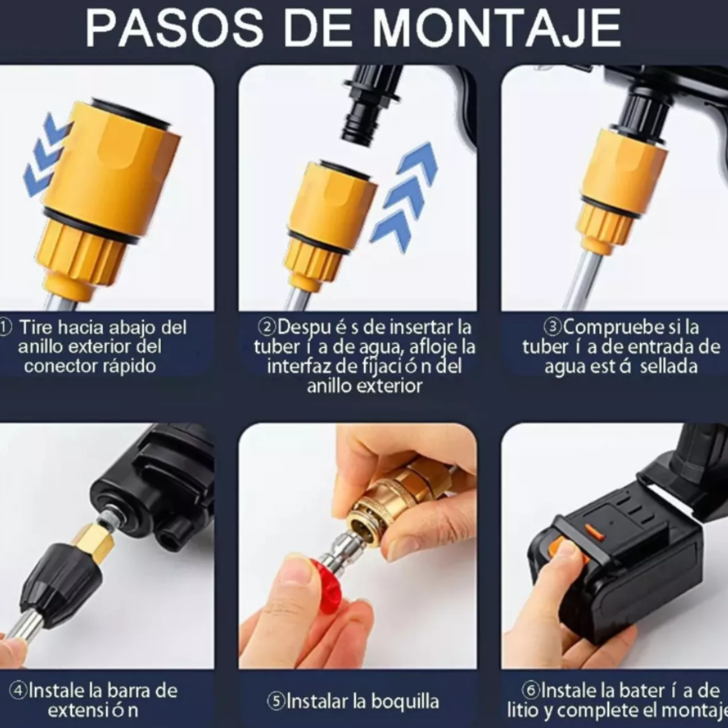 Kit Hidrolavadora Portátil + Aspiradora de Auto