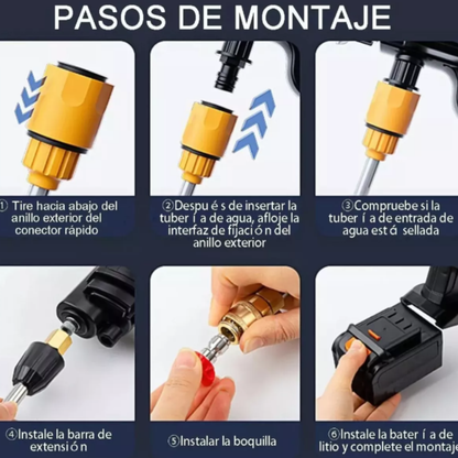 Kit Hidrolavadora Portátil + Aspiradora de Auto