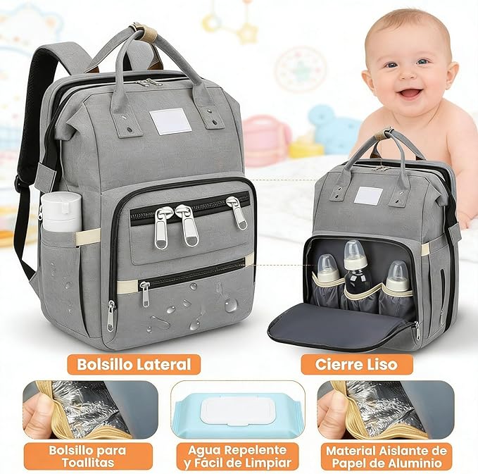 NidoBag™ | Mochila Cuna Maternal Todo en 1