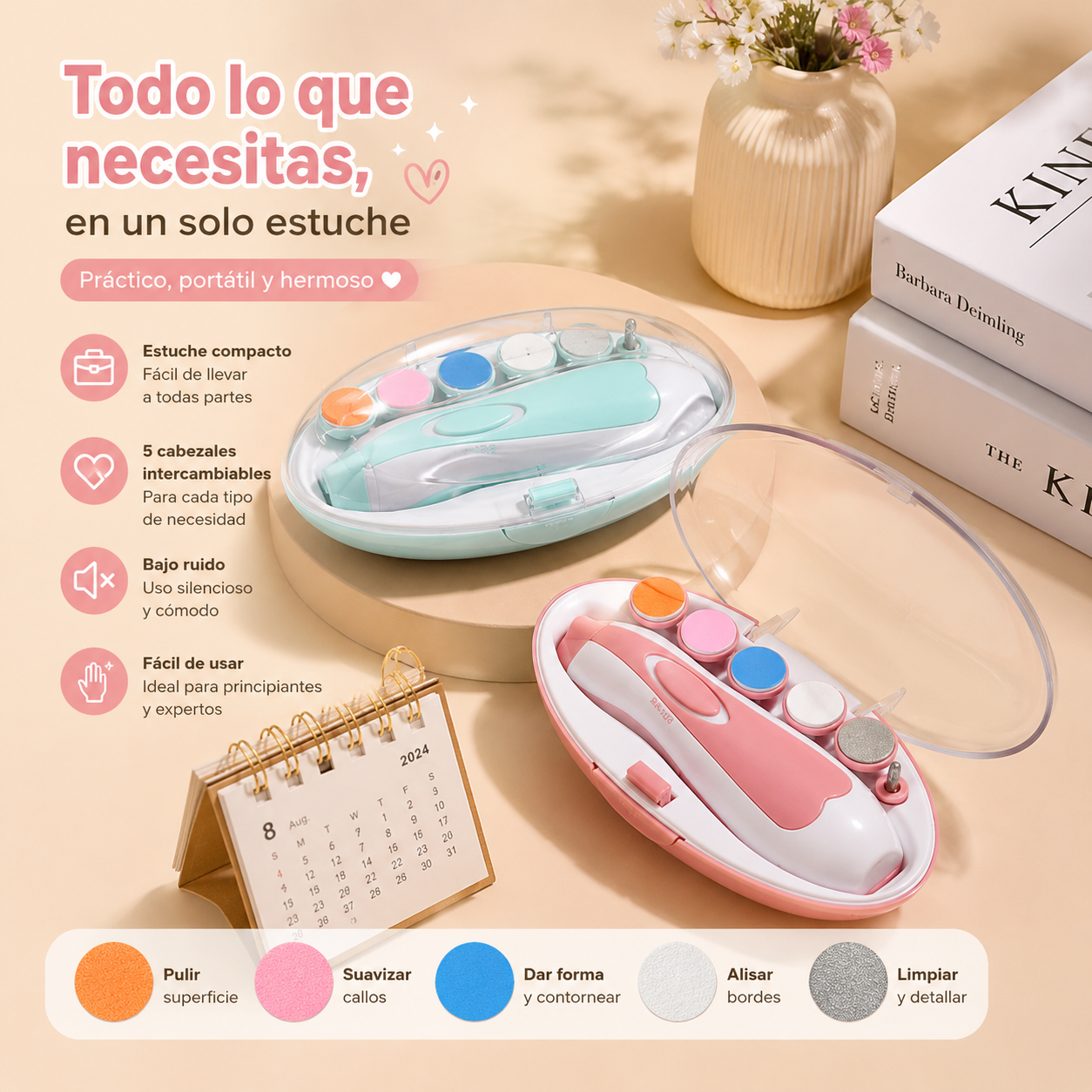 Kit Electrico Pulidos De Manicura