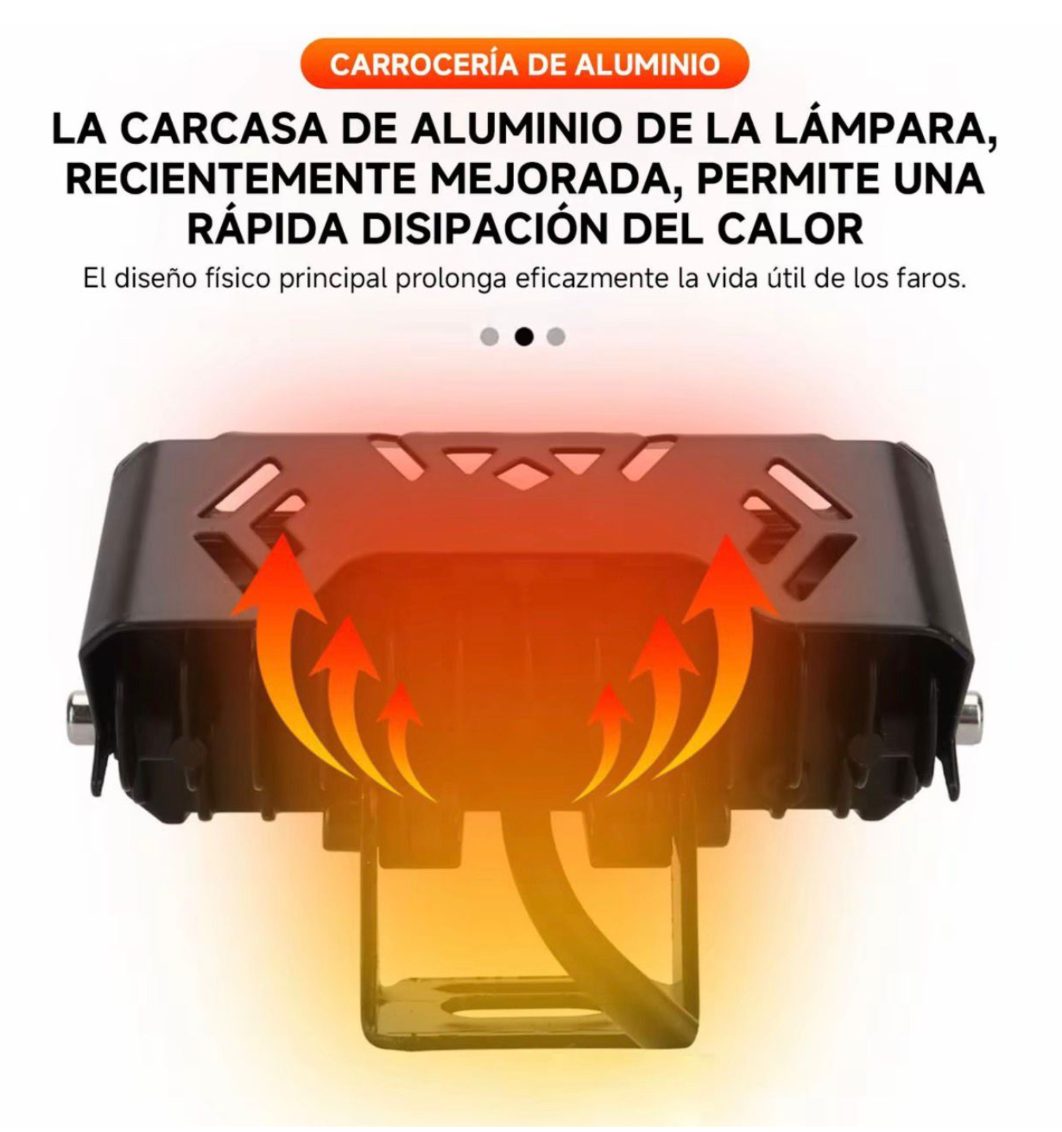 Faros Led Auxiliar Intensidades Vehiculo