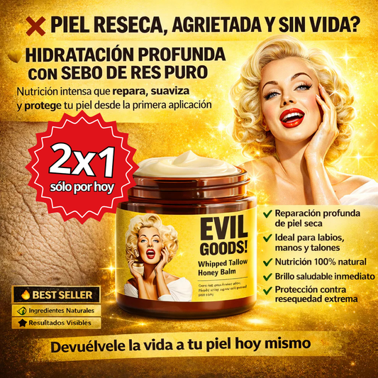 CREMA EVIL GOODS- SEBO DE RES y Bálsamo de miel
