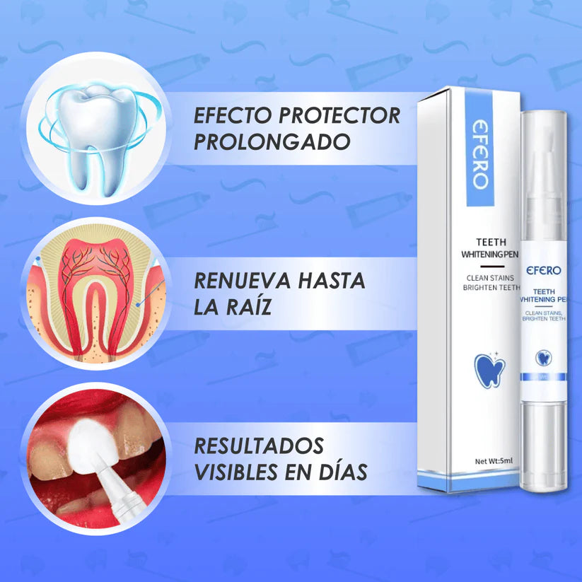 WhiteSmile™ - Lápiz Blanqueador Dental Instantáneo