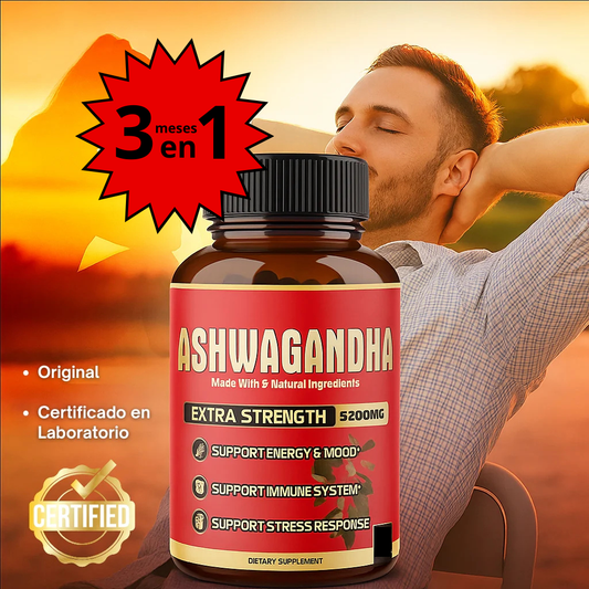 Ashwagandha X3 | Oferta Tres Meses En Un Solo Bote 🌿💪