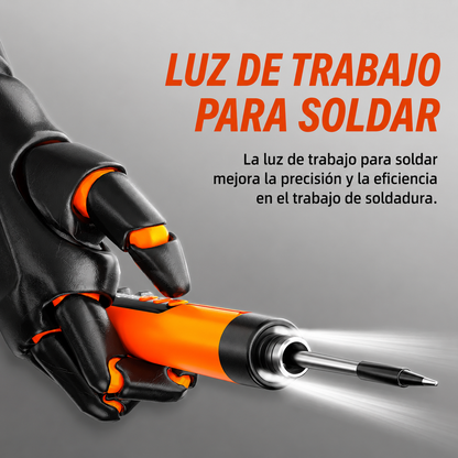 Kit Soldador Usb Recargable Temperatura