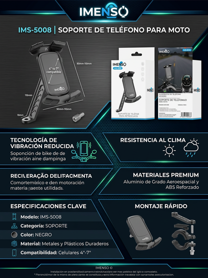 Soporte De Telefono Para Moto