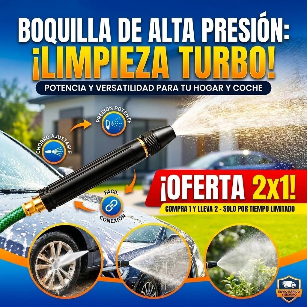 Pistola De Alta Presion De Agua Boquilla 2x1