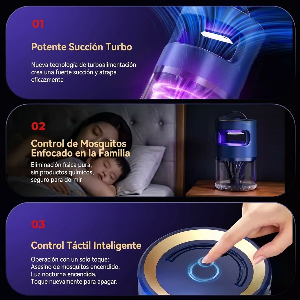 Lampara Mata Mosquitos Usb Electrica