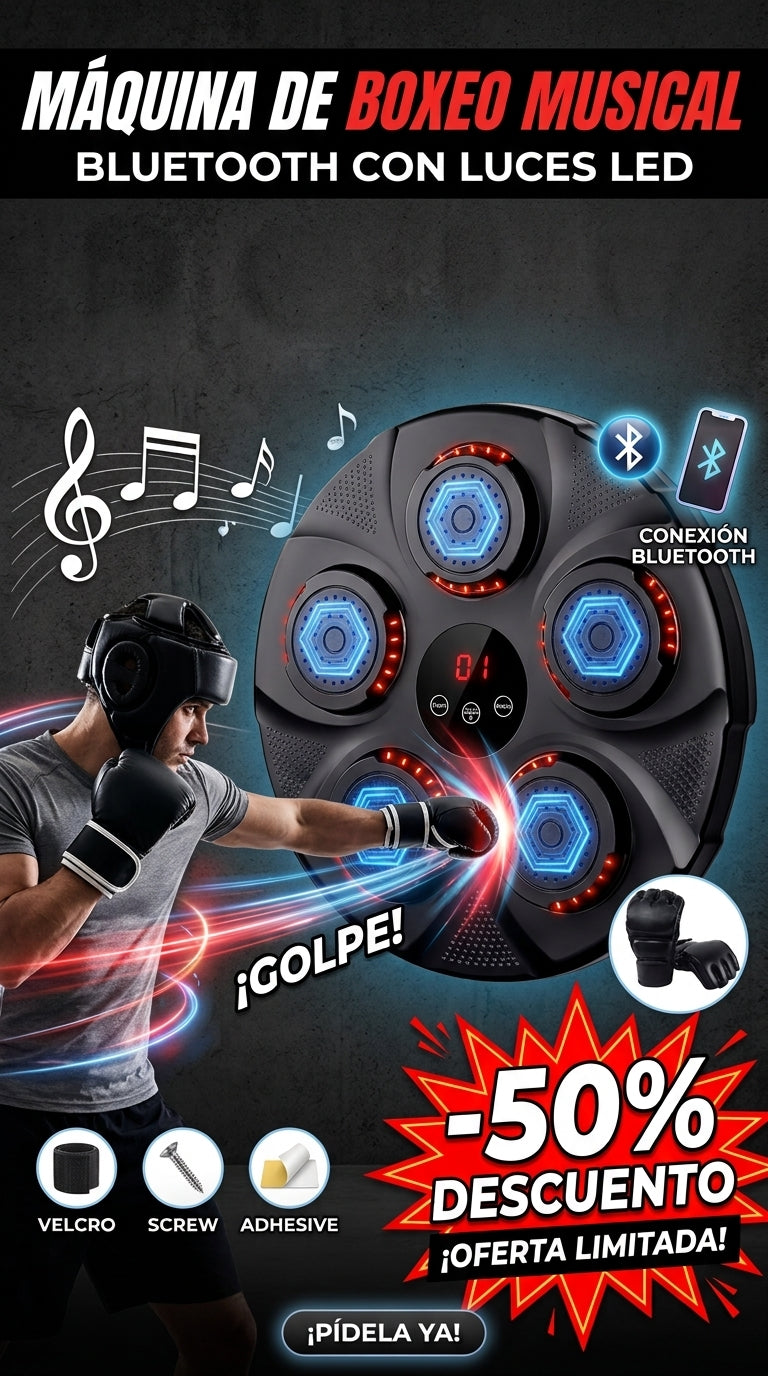 Maquina De Boxeo Musical Electronico