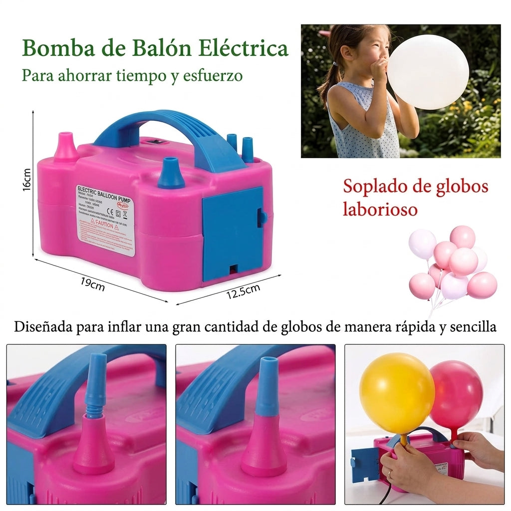 Inflador Para Fiestas Rellena Globos