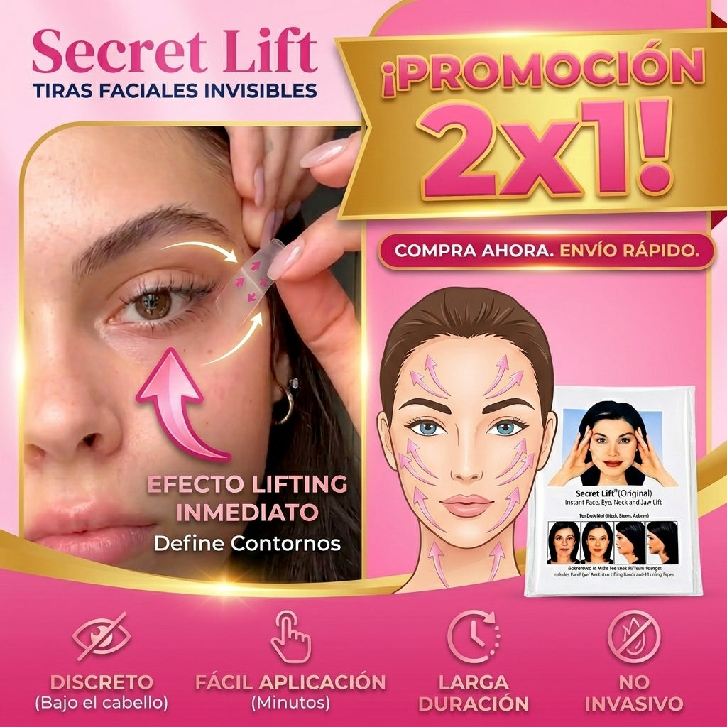 Bandas Lifting Facial Invisible Secret