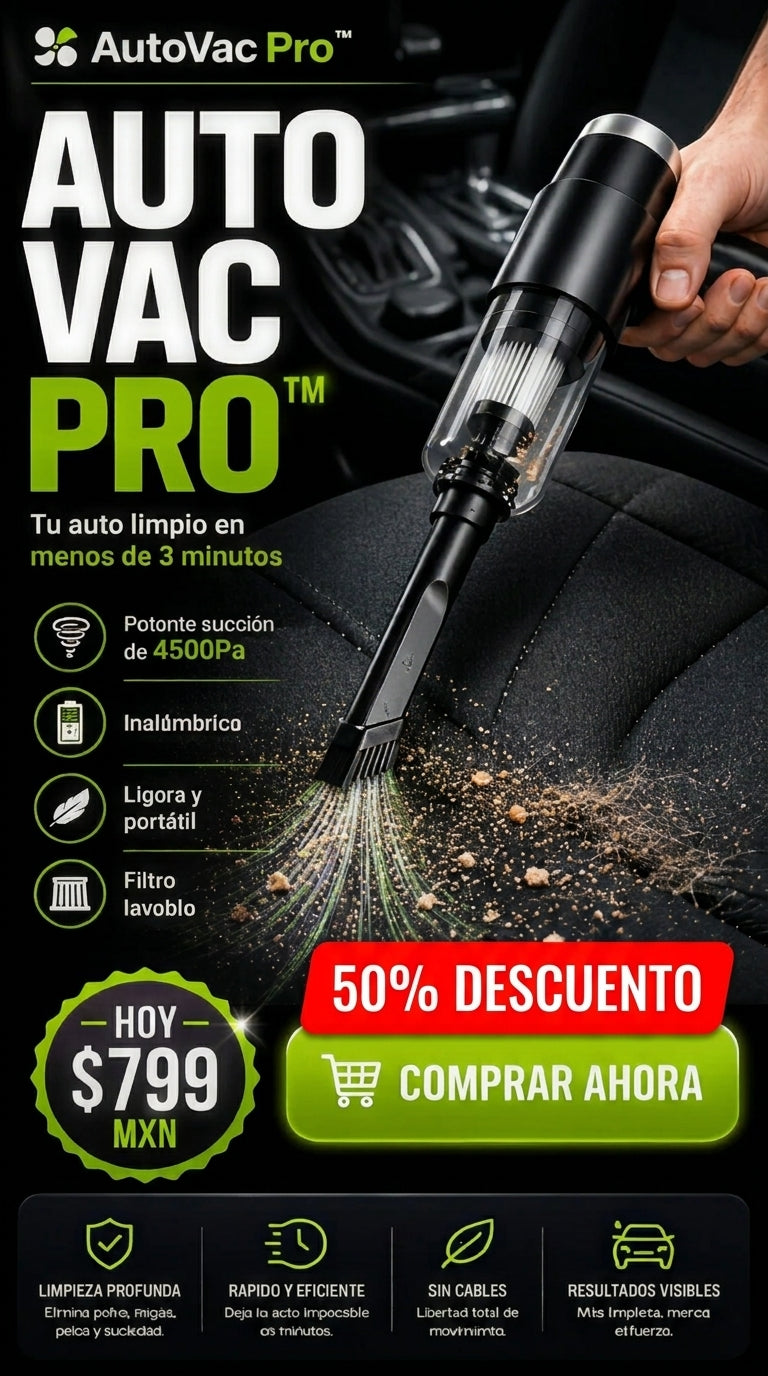 Aspiradora Portatil Para Carro Y Casa
